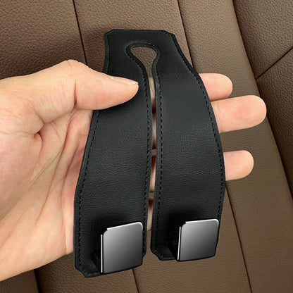 🚗 BUY 2 GET 1 FREE! 🛍️ Car Seat Back Storage Hook – Double Hook Holder – Heavy-duty, easy install & perfect for handbags, groceries or kids' items – keeps your car tidy 🔑