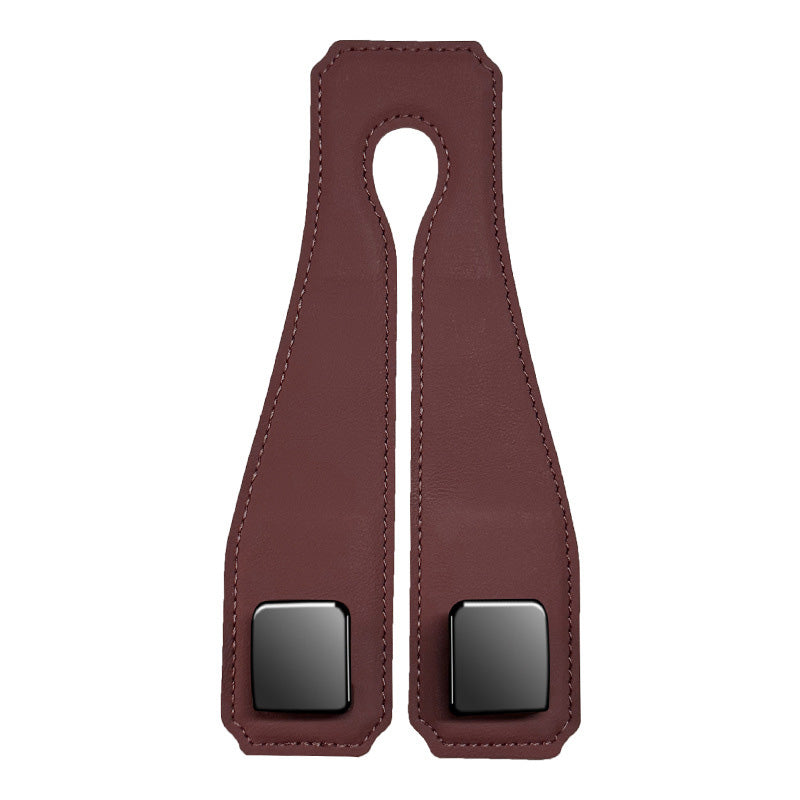 🚗 BUY 2 GET 1 FREE! 🛍️ Car Seat Back Storage Hook – Double Hook Holder – Heavy-duty, easy install & perfect for handbags, groceries or kids' items – keeps your car tidy 🔑