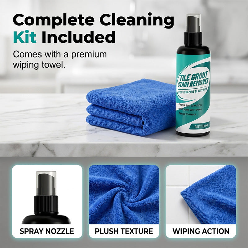 🧴✨ Tile Cleaner – One spray removes mold and stains, cleans grout and tiles – Cash on delivery ✅