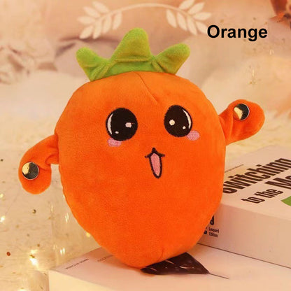 🎁Super Cute Musical Doll 🍌 Fruit Sensor Beat Interactive Doll🎵