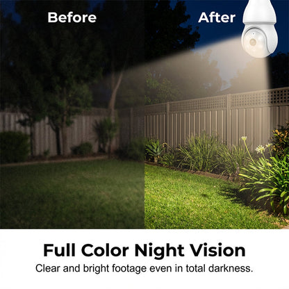 🥳2026 HOT SALE🥳💞50K+ SOLD!🔥Wireless Light Bulb Security Camera🔥