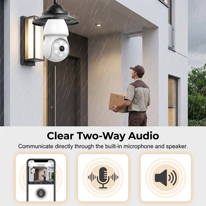 🥳2026 HOT SALE🥳💞50K+ SOLD!🔥Wireless Light Bulb Security Camera🔥