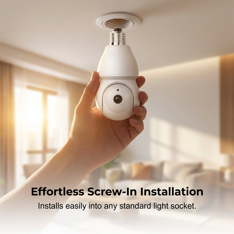 🥳2026 HOT SALE🥳💞50K+ SOLD!🔥Wireless Light Bulb Security Camera🔥