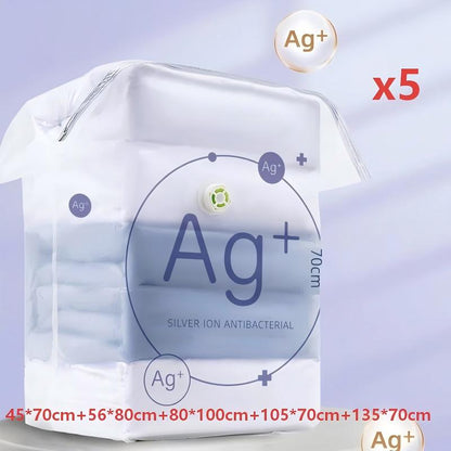 📦💨 Vacuum storage bags for duvets and clothes – save space! 🧺🔽