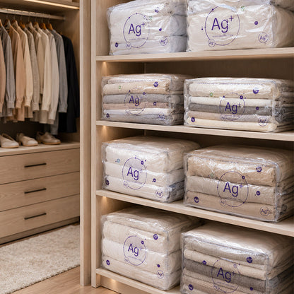 📦💨 Vacuum storage bags for duvets and clothes – save space! 🧺🔽