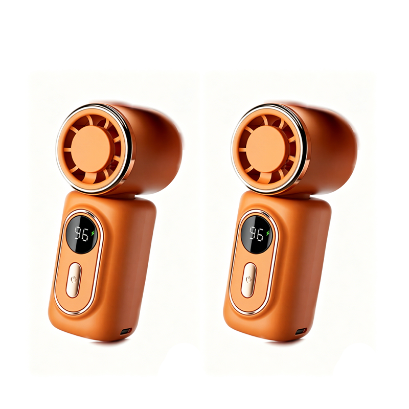 🏖️Exclusive 50% OFF | Portable Clip-On Cooling Fan | Hands-Free Personal Neck Fan with LED Battery Display & Adjustable Airflow | High-Velocity Mini Fan for Travel & Outdoors