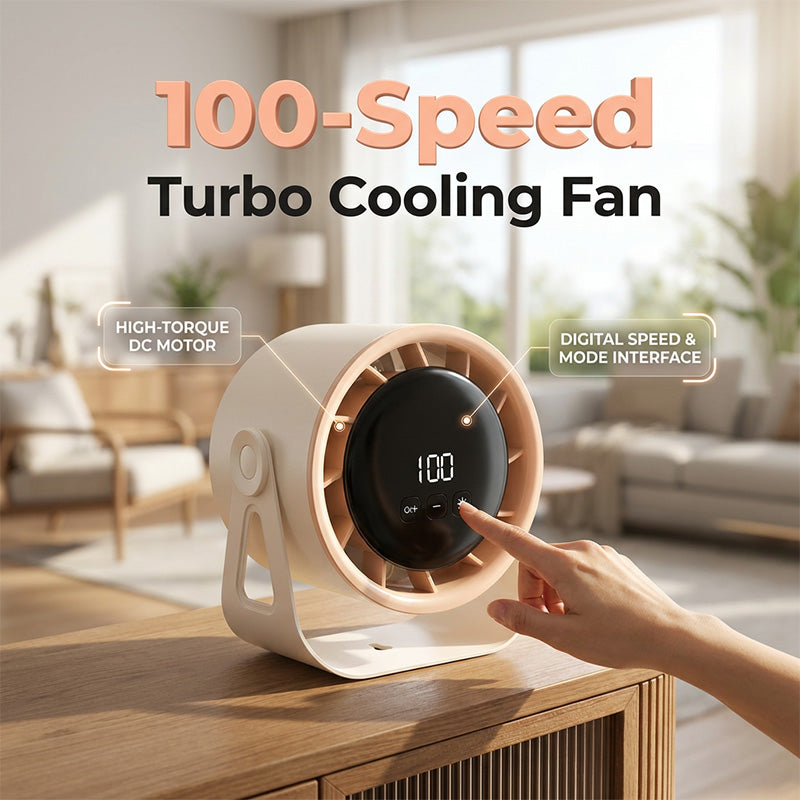 💥HOT SALE 50% OFF!100-Speed High Velocity Hanging Circulating Fan