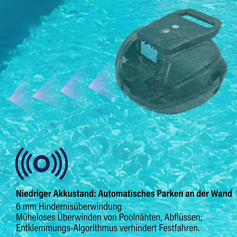 🥳2026 HOT SALE🥳💞50K+ SOLD!🤖🌊 50% OFF! Cordless Pool Robot – Dual motor, 130min runtime. IPX8 waterproof, climbs 6mm obstacles. Effortless clean, no cords! ✨🏊