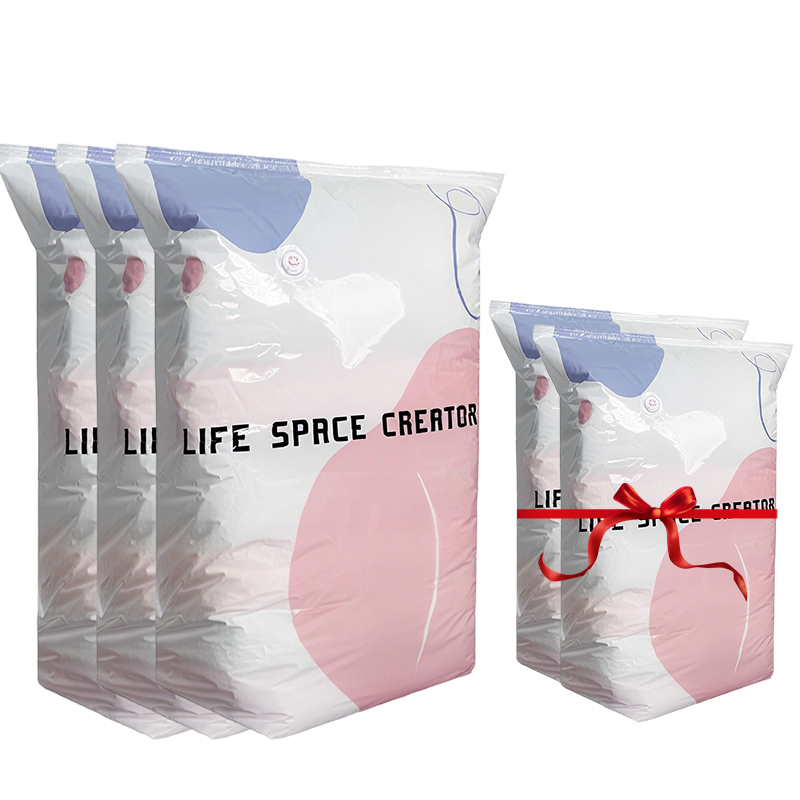 ⏳LAST DAY SALE ONLY $14.99!🏆🧳No‑Pump Vacuum Storage Bags – Press & seal, no pump needed. Saves 80% space, keeps clothes dry & dust‑free. Perfect for bulky bedding & off‑season gear. 🛏️🗄️