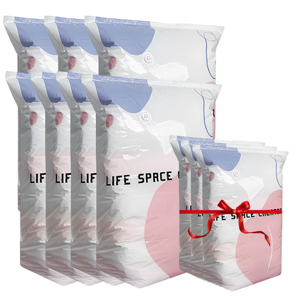 ⏳LAST DAY SALE ONLY $14.99!🏆🧳No‑Pump Vacuum Storage Bags – Press & seal, no pump needed. Saves 80% space, keeps clothes dry & dust‑free. Perfect for bulky bedding & off‑season gear. 🛏️🗄️