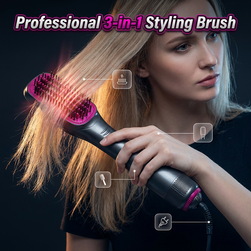💗Hot Sale 50% OFF🌸Professional 3-in-1 Hot Air Brush