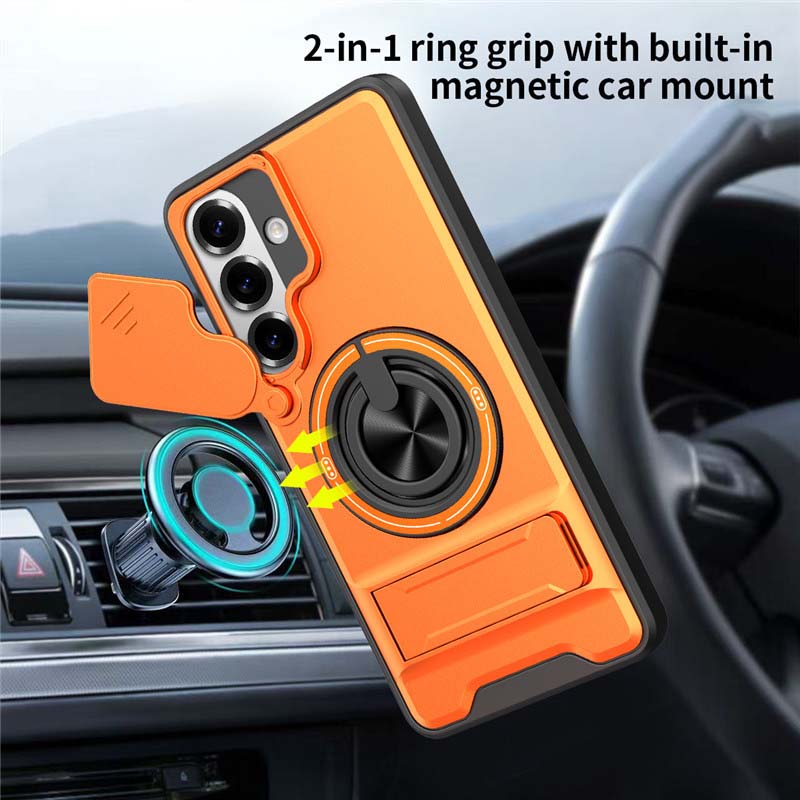 📱 LIMITED-TIME 50% OFF! ✨Samsung Phone Case – Heavy-duty with camera cover & ring stand – Shockproof, precise cutouts & 360° rotating grip – all-around protection 🔒