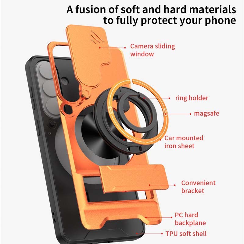 📱 LIMITED-TIME 50% OFF! ✨Samsung Phone Case – Heavy-duty with camera cover & ring stand – Shockproof, precise cutouts & 360° rotating grip – all-around protection 🔒