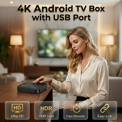 📺 50% OFF!🎮Android TV Box with Bluetooth