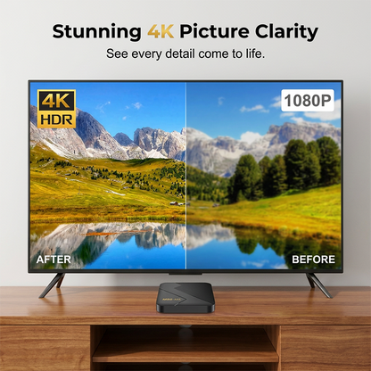 📺 50% OFF!🎮Android TV Box with Bluetooth