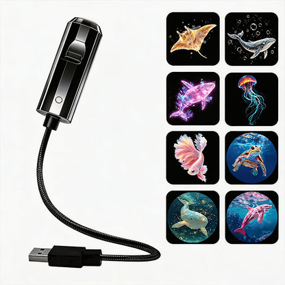 ✨Plug-and-Play HD Galaxy & Ocean Projector Night Light🥳50,000+ Happy Users