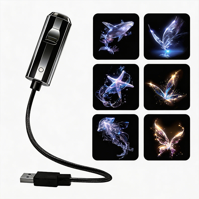 ✨Plug-and-Play HD Galaxy & Ocean Projector Night Light🥳50,000+ Happy Users
