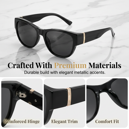 🕶️👓 50% OFF! Attention, glasses wearers: these oversized sunglasses slide right over your own glasses and make you look like a movie star—no expensive clip-ons, no fiddling with lenses!