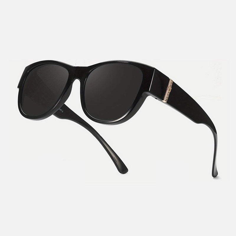 🕶️👓 50% OFF! Attention, glasses wearers: these oversized sunglasses slide right over your own glasses and make you look like a movie star—no expensive clip-ons, no fiddling with lenses!