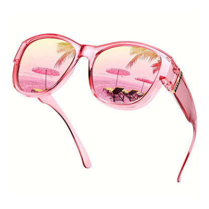 🕶️👓 50% OFF! Attention, glasses wearers: these oversized sunglasses slide right over your own glasses and make you look like a movie star—no expensive clip-ons, no fiddling with lenses!