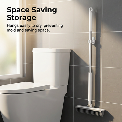 📢📢50% OFF !! ⏰2-in-1 Grout & Corner Scrubber Brush with Squeegee🧹