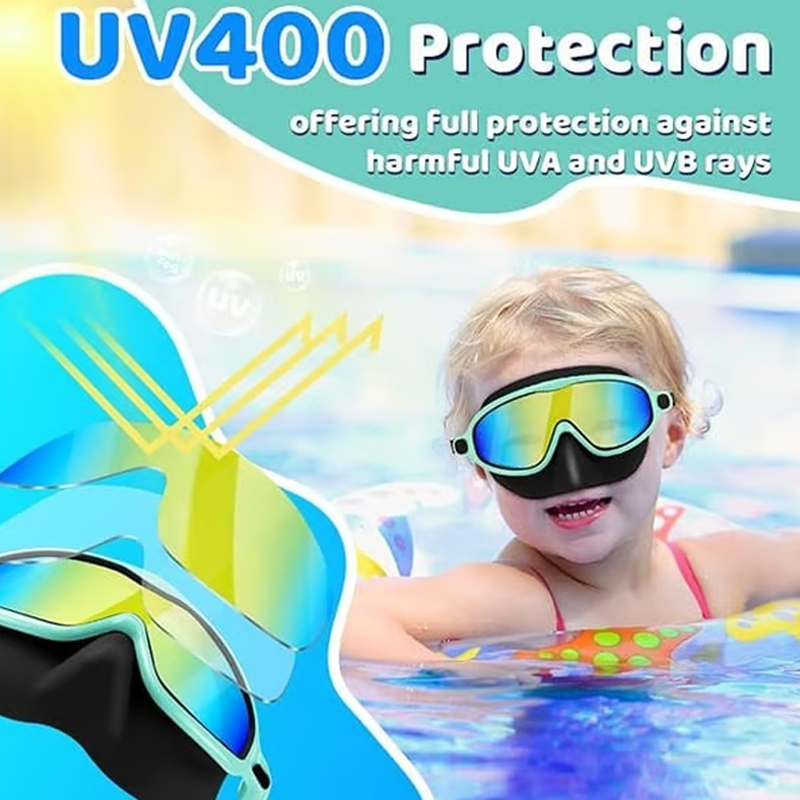 ⏳LAST DAY SALE ONLY $29.99!!🔥Vvinca Kids’ Anti-Choke Swim Goggles🥽UV Protection • Anti-Fog • Shatterproof Lenses • With Nose Cover🏊‍♀️✨Perfect for Swimming Lessons, Beach & Summer Holidays ☀️🇬🇧