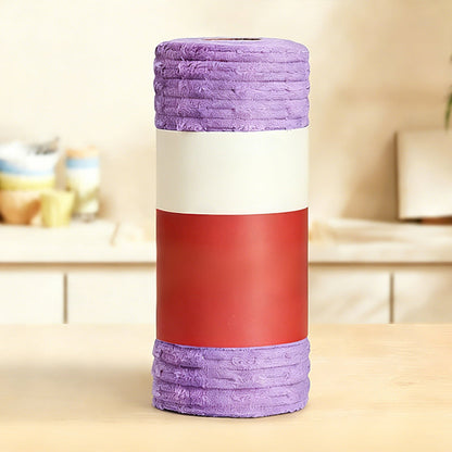 🧼50% OFF HOT SALE 50K+ Sold! ✨Multipurpose Tear-Off Reusable Cleaning Cloth Roll, Pre-Cut Absorbent Microfiber Wipes for Kitchen Bathroom Household Cleaning