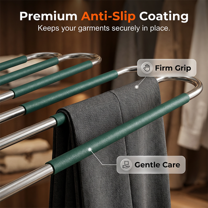 🔥New Hot Selling❤️‍🔥 Multi-Layer Space-Saving Pants Hanger