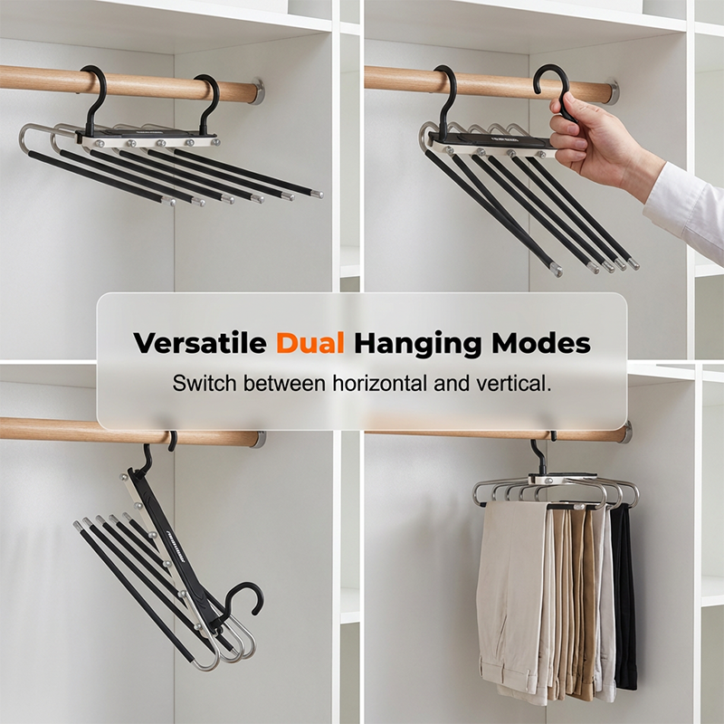 🔥New Hot Selling❤️‍🔥 Multi-Layer Space-Saving Pants Hanger