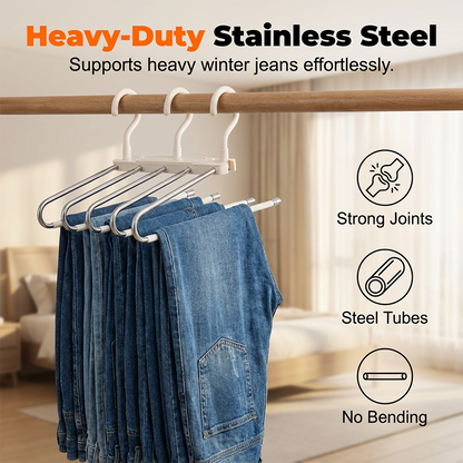 🔥New Hot Selling❤️‍🔥 Multi-Layer Space-Saving Pants Hanger