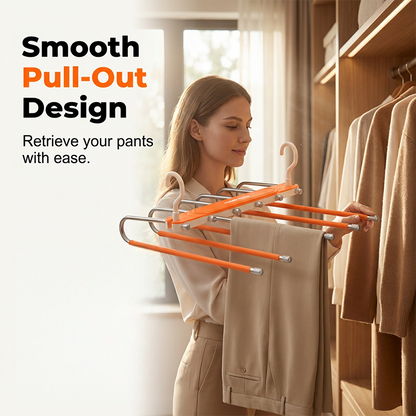 🔥New Hot Selling❤️‍🔥 Multi-Layer Space-Saving Pants Hanger