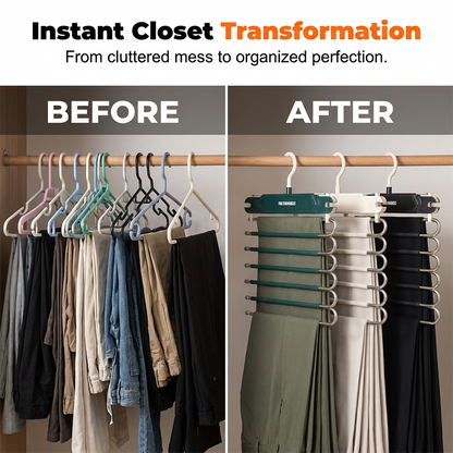 🔥New Hot Selling❤️‍🔥 Multi-Layer Space-Saving Pants Hanger