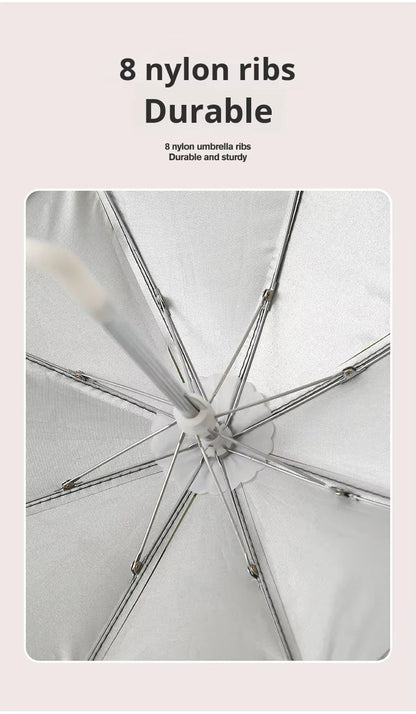 Outdoor cycling mobile sunshade stand for motorcycle umbrella - Compact sun protection and rain protection