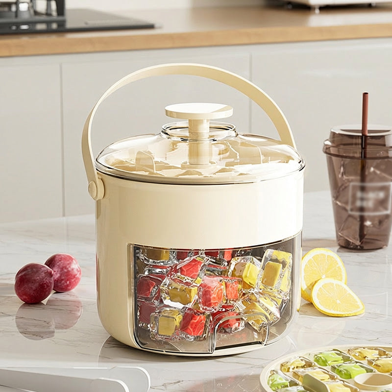 ☀️HOT SALE 50% OFF💜2-in-1 Ice Maker Mold and Drawer Container