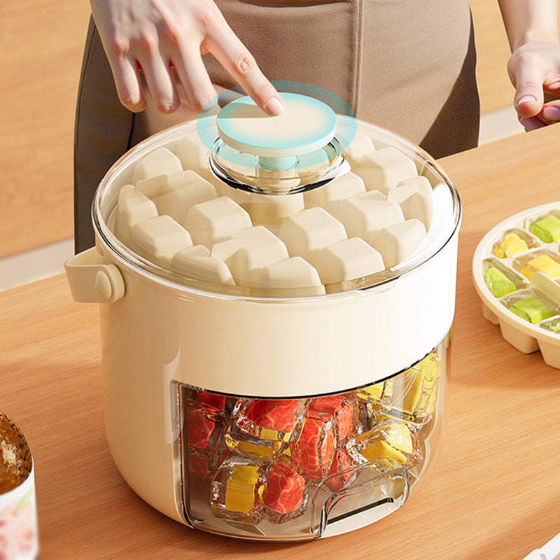 ☀️HOT SALE 50% OFF💜2-in-1 Ice Maker Mold and Drawer Container