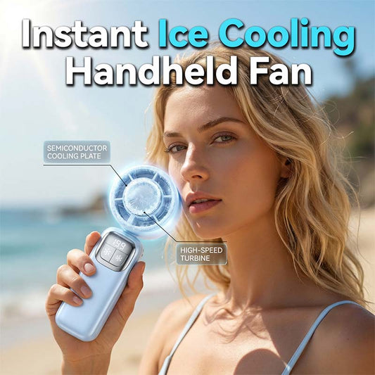 💜Hot Sale 50% OFF✨Semiconductor Cooling Handheld Fan