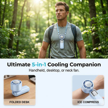💜Hot Sale 50% OFF✨Semiconductor Cooling Handheld Fan