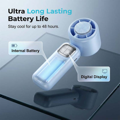 💜Hot Sale 50% OFF✨Semiconductor Cooling Handheld Fan