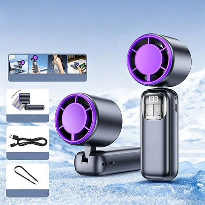 💜Hot Sale 50% OFF✨Semiconductor Cooling Handheld Fan