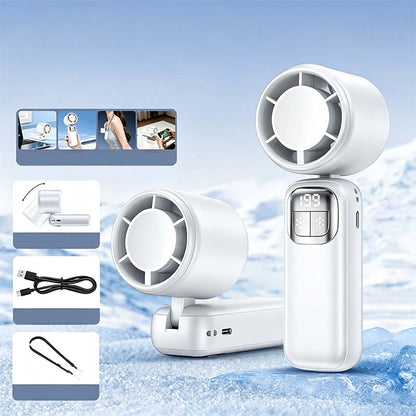 💜Hot Sale 50% OFF✨Semiconductor Cooling Handheld Fan