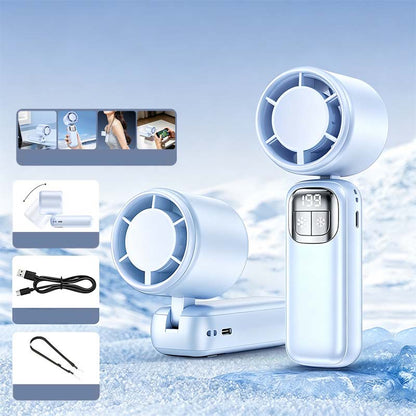 💜Hot Sale 50% OFF✨Semiconductor Cooling Handheld Fan