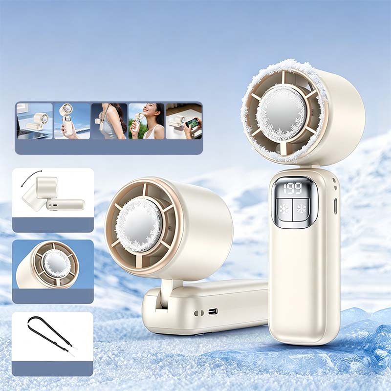 💜Hot Sale 50% OFF✨Semiconductor Cooling Handheld Fan