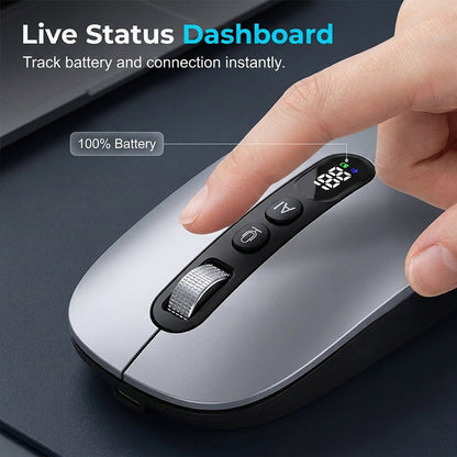⏳Limited-time 50% off⏰💼AI Smart Voice Wireless Mouse Real-Time Translation, Silent Click  Boosts Productivity For Work & Study! ⚡🖱️💬