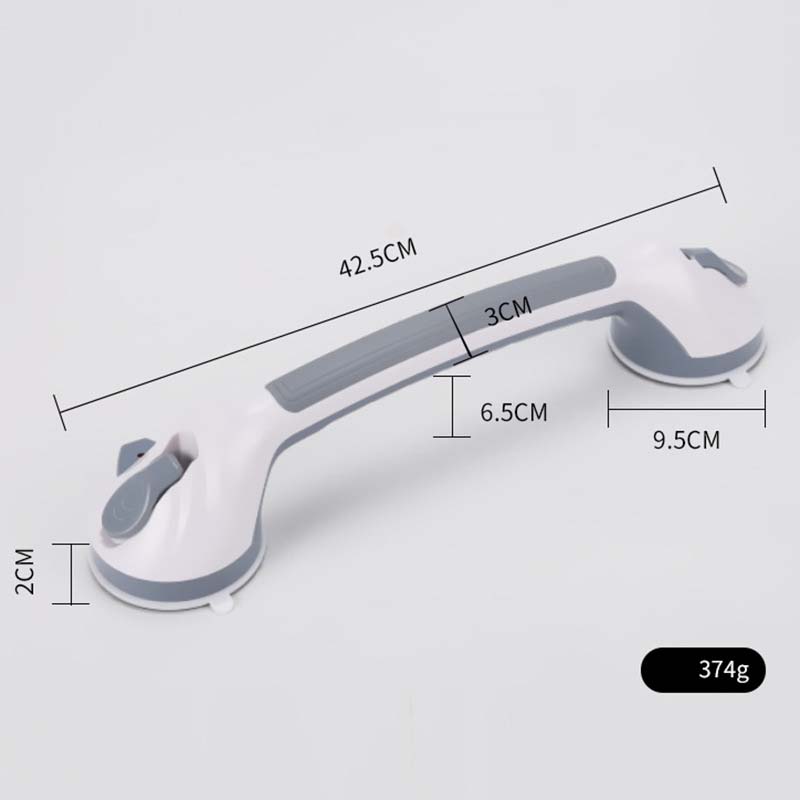 🚿🔒 Suction Cup Grab Bar – 50% OFF! Tool-free install on tiles & glass, strong vacuum hold, removable & reusable – no drilling needed. 💯