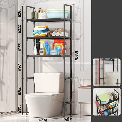 🎉 2026 Sale — Over 36100 Sold! 🔥Freestanding Over Toilet & Washing Machine Storage Shelf｜No Drill Bathroom Laundry Organizer ✨
