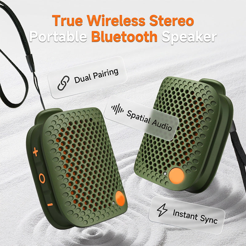 🔊 LIMITED-TIME 50% OFF! ✨ Portable Bluetooth Speaker – TWS Stereo, IPX5 Waterproof, Punchy Bass 🎵