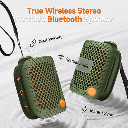 🔊 LIMITED-TIME 50% OFF! ✨ Portable Bluetooth Speaker – TWS Stereo, IPX5 Waterproof, Punchy Bass 🎵