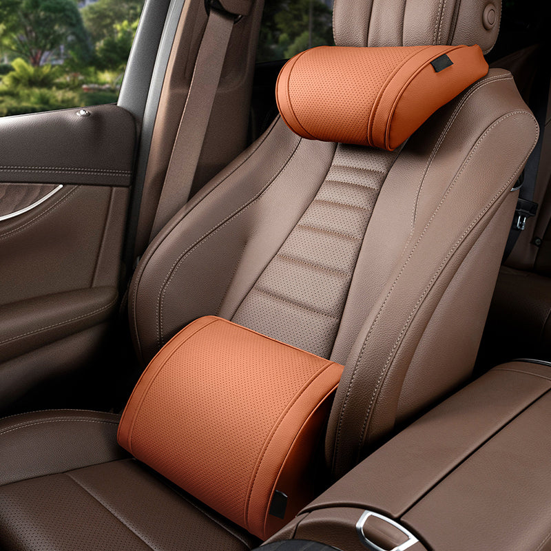 🚗💤 Relieve Driving Fatigue! Universal Memory Foam Car Headrest Neck Pillow, Ergonomic Support Auto Neck Cushion for Long Road Trips
