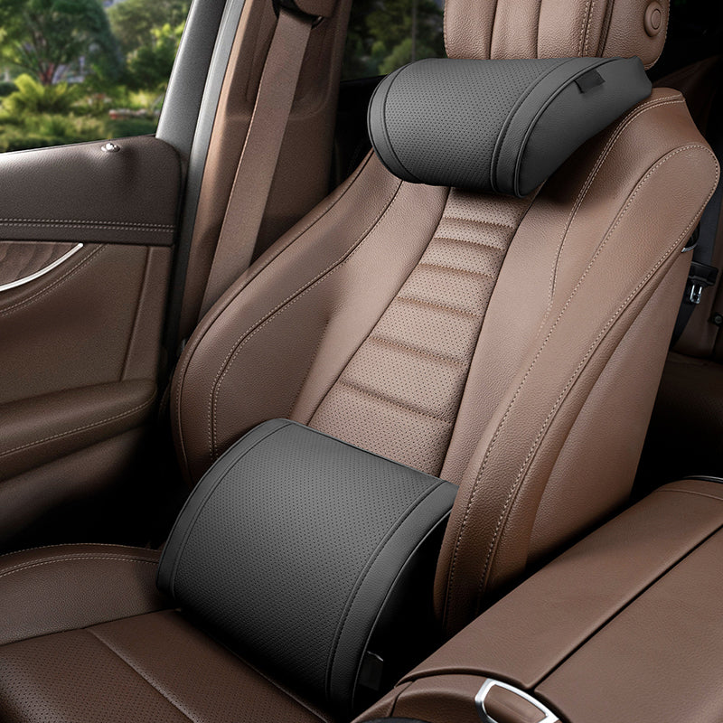 🚗💤 Relieve Driving Fatigue! Universal Memory Foam Car Headrest Neck Pillow, Ergonomic Support Auto Neck Cushion for Long Road Trips