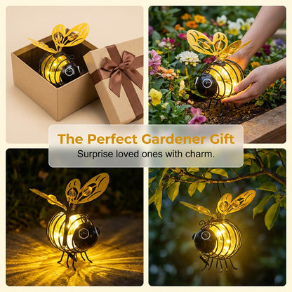 ⏰🔥LIMITED TIME 50% OFF!🔥50K+ SOLD! Hanging Solar Bee Light – Warm Amber Glow, Flicker-Free, Perfect for Garden Parties, Camping, or Kids’ Rooms – Spread Joy Day and Night 🌞🌜